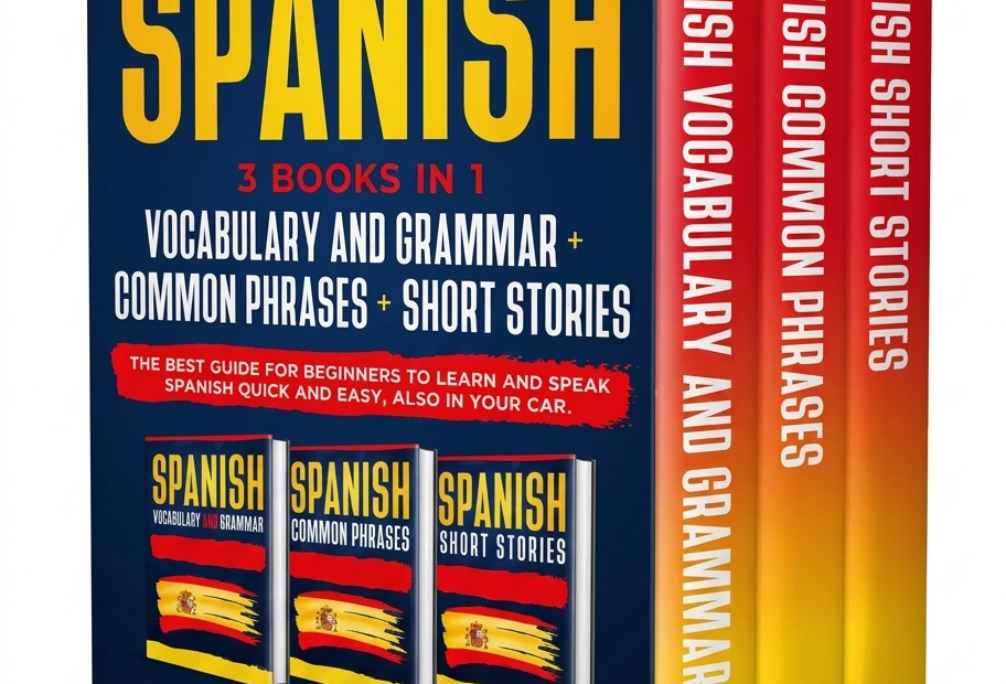 Spanish Includes Vocabulary and Grammar Books-cover