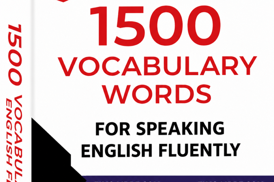 1500 Vocabulary Words book cover