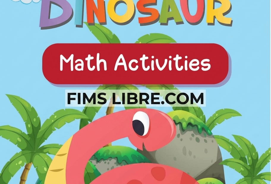 Dinosaur Math Activities book cover